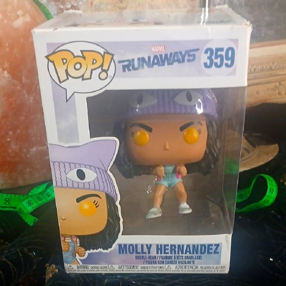 Funko Pop Runaways Figure with Purple Hat and Blue Outfit - Picture 1 of 6